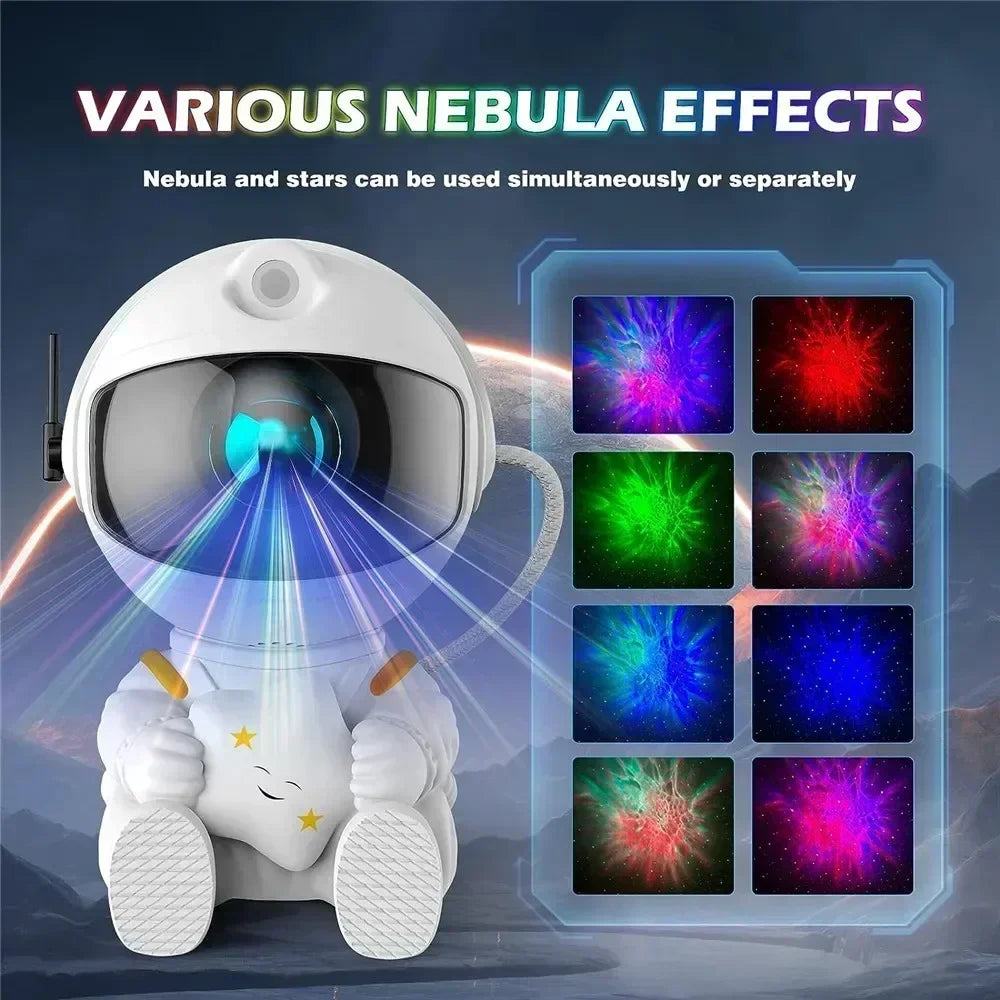 Astronauten-Weltraumprojektor,  LED-Deckenlampe für Schlafzimmer, Zuhause, dekoratives Kindergeschenk