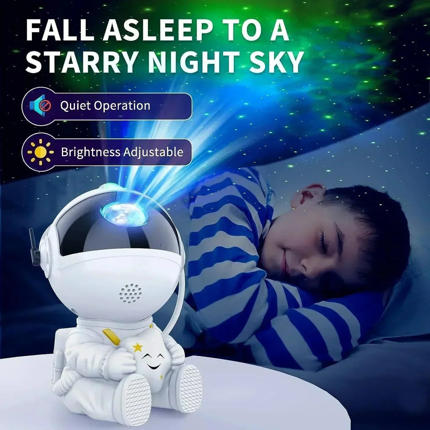 Astronauten-Weltraumprojektor,  LED-Deckenlampe für Schlafzimmer, Zuhause, dekoratives Kindergeschenk